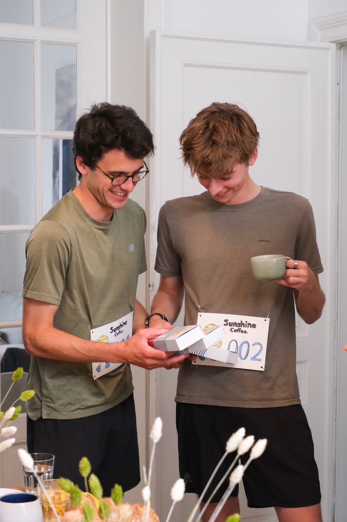Antoine and Mathieu, founders of Sunshine Coffee